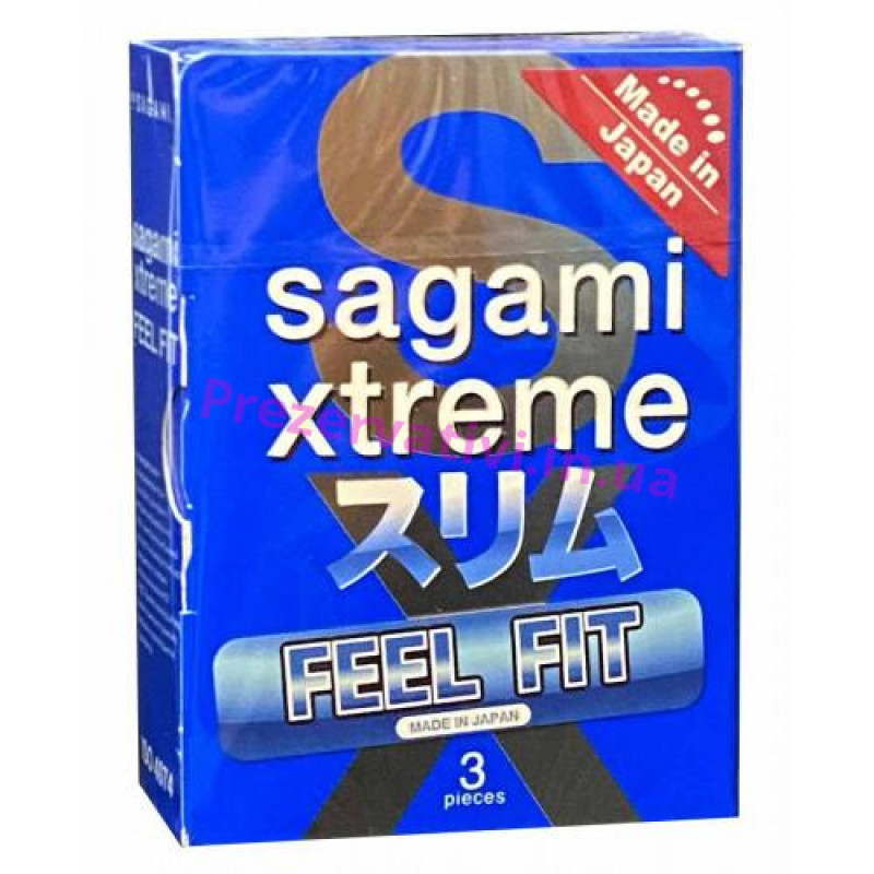 Sagami Xtreme Feel Fit 3 шт Sagami Xtreme Feel Fit 3 шт