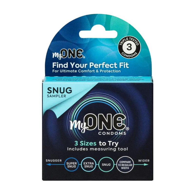 MyONE Snug 3 Sampler шт, картонна коробка MyONE Snug 3 Sampler шт, картонна коробка