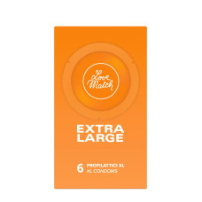 Love Match Extra Large, 57 мм, 6 шт