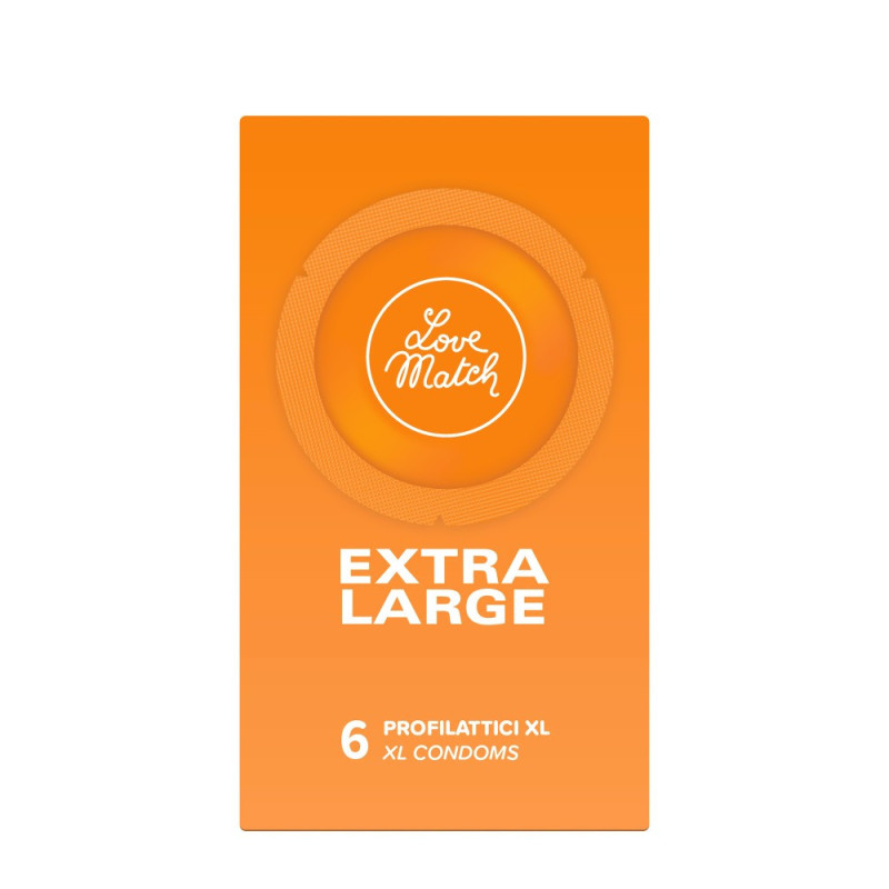Love Match Extra Large, 57 мм, 6 шт Love Match Extra Large, 57 мм, 6 шт