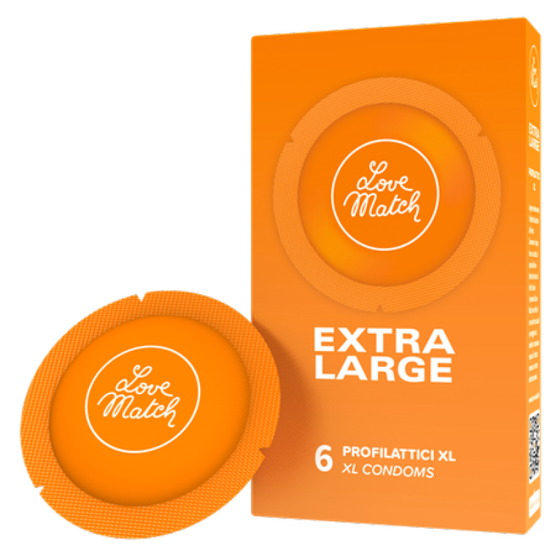 Love Match Extra Large, 57 мм, 6 шт Love Match Extra Large, 57 мм, 6 шт