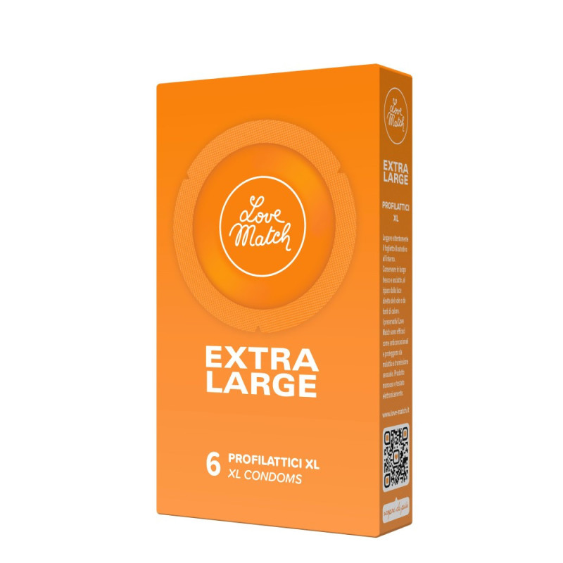 Love Match Extra Large, 57 мм, 6 шт Love Match Extra Large, 57 мм, 6 шт