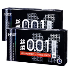 Muaisi Black с повышенным количеством смазки 0,01 мм, 10 шт.