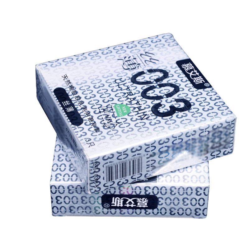 Muaisi Silver з ребристою текстурою 0,03 мм, 3 шт Muaisi Silver з ребристою текстурою 0,03 мм, 3 шт