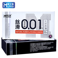 Muaisi Black с повышенным количеством смазки 0,01 мм, 10 шт.