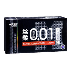 Muaisi Black с повышенным количеством смазки 0,01 мм, 10 шт.