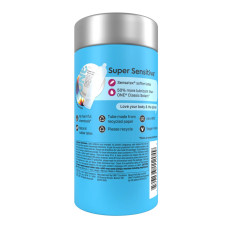 ONE Super Sensitive, 12 шт, гладкие, с дополнительной смазкой, упаковка-тубус