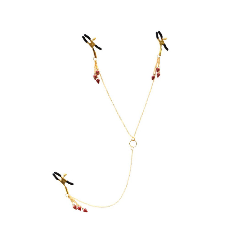 Зажимы для сосков и клитора Art of Sex - Strawberry