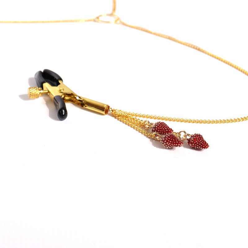 Зажимы для сосков и клитора Art of Sex - Strawberry